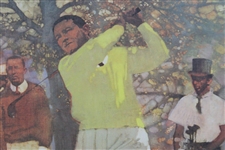 Gene Sarazen Signed The Double Eagle Framed Poster LTD #580/600 JSA ALOA