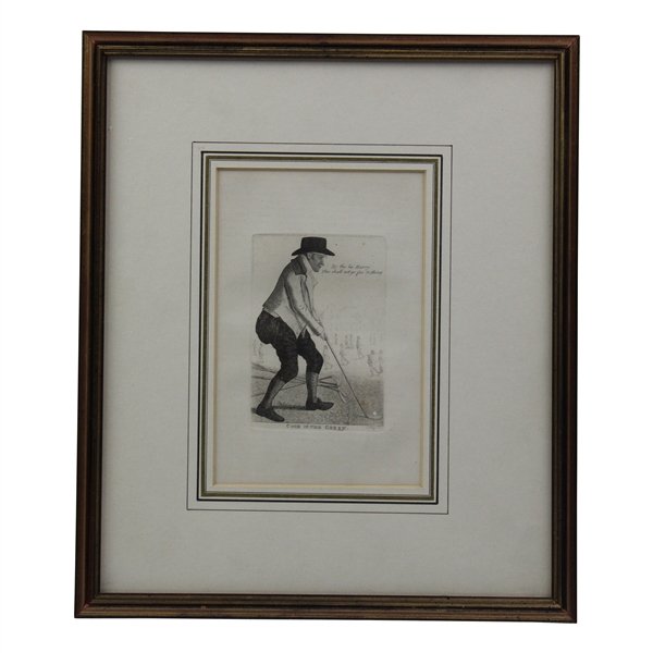 Cock Of The Green by J. Kay 1803 - Framed