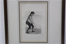 Cock Of The Green' by J. Kay 1803 - Framed