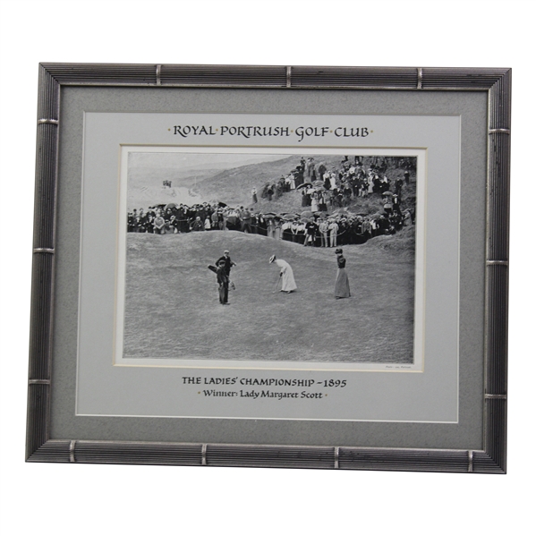 Royal Portrush Golf Club 1895 Ladies Championship Lady Margaret Scott Photo - Framed