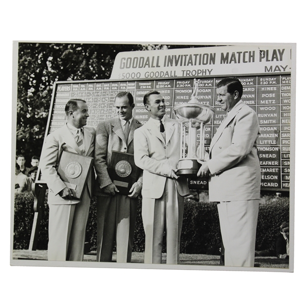 Ben Hogan Receiving Trophy Poster