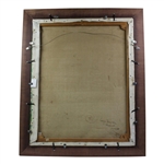 Original Arnold Palmer At St. Andrews Framed Painting on Canvas By Artist George Houghton 