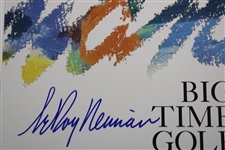 LeRoy Neiman Signed Big Time Golf Page PSA #AM26785