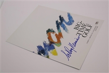 LeRoy Neiman Signed Big Time Golf Page PSA #AM26785