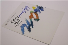 LeRoy Neiman Signed Big Time Golf Page PSA #AM26785