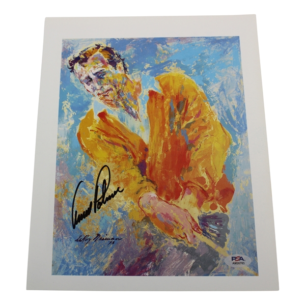 Arnold Palmer Signed Magazine Page Art PSA #AM26783