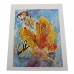 Arnold Palmer Signed Magazine Page Art PSA #AM26783