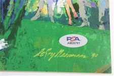 Jack Nicklaus Signed Magazine Page Art PSA #AM26781