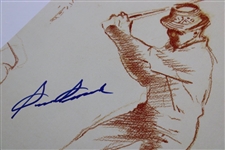 Sam Snead Signed Magazine Page Art PSA #AM26779