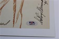 Sam Snead Signed Magazine Page Art PSA #AM26779