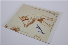 Sam Snead Signed Magazine Page Art PSA #AM26779