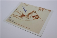 Sam Snead Signed Magazine Page Art PSA #AM26779