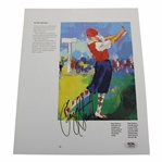 Payne Stewart Signed Magazine Page Art PSA #AM26794