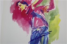 Seve Ballesteros Signed Magazine Page Art PSA #AM26792