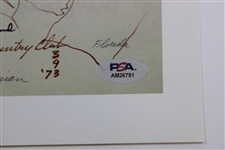 Charlie Sifford & Billy Casper Signed Magazine Page Art PSA #AM26791
