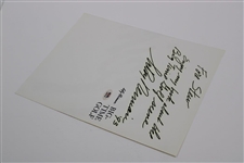 LeRoy Neiman Signed Big Time Golf Page Art PSA #AM26789
