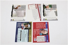 O'Meara, Archer, Stadler, Mize & Wall Signed Golf Cards JSA ALOA