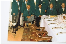 Eight (8) Masters Champs Signed 1997 Masters Champions Dinner Photo JSA ALOA
