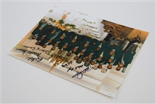 Eight (8) Masters Champs Signed 1997 Masters Champions Dinner Photo JSA ALOA