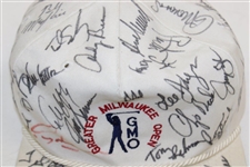 Payne Stewart, Phil Mickelson & others Signed Greater Milwaukee Open Hat JSA ALOA