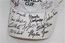 Team USA & Team Europe Signed 2009 Palmer Cup Hat JSA ALOA
