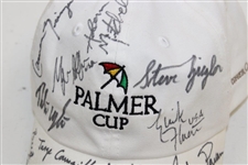 Team USA & Team Europe Signed 2009 Palmer Cup Hat JSA ALOA