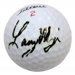 Larry Mize Signed Titleist 2 Golf Ball JSA ALOA