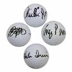 Irwin, Chi Chi, Pavin & Aoki Signed Titleist DT Golf Ball JSA ALOA