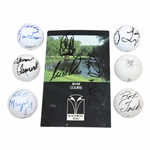 Misc. Signed Golf Balls & Scorecard w/McGann Signature Ball JSA ALOA 