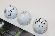 Misc. Signed Golf Balls & Scorecard w/McGann Signature Ball JSA ALOA 