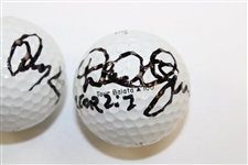 Bill Murray, Pete Dye & other Signed Golf Balls JSA ALOA