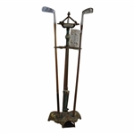 Wellington-Stone Parlor Putter & Original Three (3) Parlor Putters with Original Sales Tag