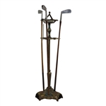 Wellington-Stone Parlor Putter & Original Three (3) Parlor Putters with Original Sales Tag