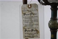 Wellington-Stone Parlor Putter & Original Three (3) Parlor Putters with Original Sales Tag