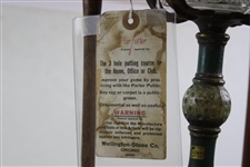Wellington-Stone Parlor Putter & Original Three (3) Parlor Putters with Original Sales Tag