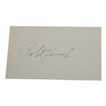 Robert Bobby T. Jones Jr Signed 3x5 Index Card w/ Dated 1945 Return Envelope JSA ALOA