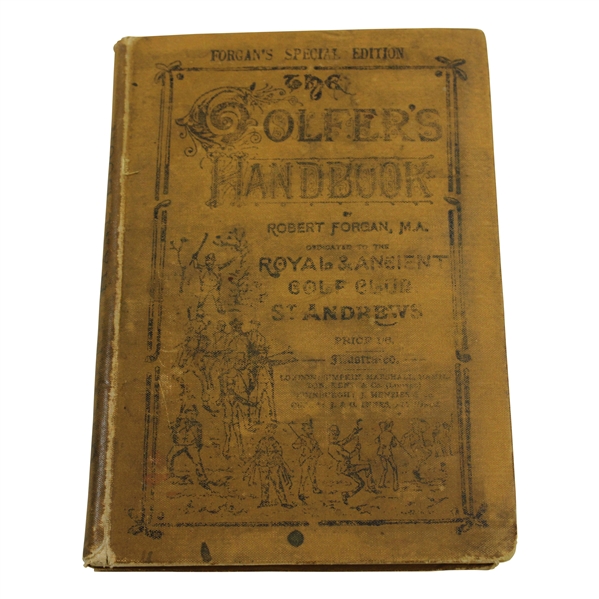 1891 The Golfers Handbook Forgan Special Edition