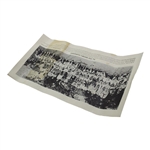 1935 Masters Tournament Field Panoramic Photo Print - Facsimile Signatures