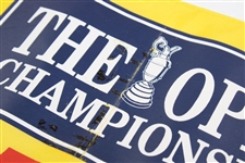 Mark O'Meara Signed 1998 The OPEN at Royal Birkdale Flag JSA ALOA