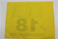 Mark O'Meara Signed 1998 The OPEN at Royal Birkdale Flag JSA ALOA