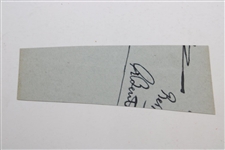 A.H. Padgham 1936 British Open Champ Signed Cut w/Photo JSA ALOA