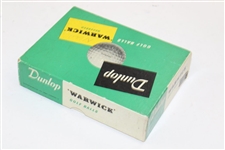 Dozen (12) Box of Dunlop Warwick Recessed Golf Balls