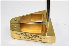 Retief Goosen 2003 Chrysler Championship Winner Bobby Grace Gold Plated Putter