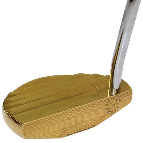Peter OMalley 1995 New Zealand Open Winner Bobby Grace Gold Plated Putter
