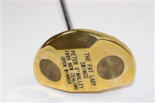 Peter O'Malley 1995 New Zealand Open Winner Bobby Grace Gold Plated Putter