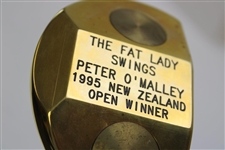 Peter O'Malley 1995 New Zealand Open Winner Bobby Grace Gold Plated Putter