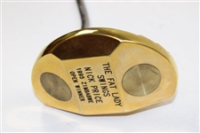 Nick Price 1995 Zimbabwe Open Winner Bobby Grace Gold Plated Putter