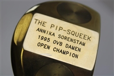 Annika Sorenstam 1995 OVB Damen Open Winner Bobby Grace Gold Plated Putter