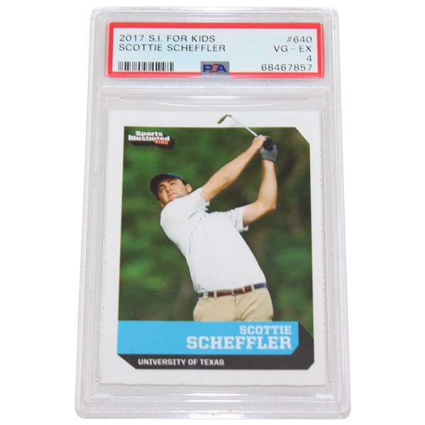 2017 Scottie Scheffler S.I. For Kids Golf Card #640 VG-EX 4 #68467857