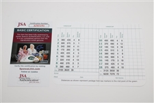 Jack Nicklaus Signed Augusta National Scorecard JSA #AF85191